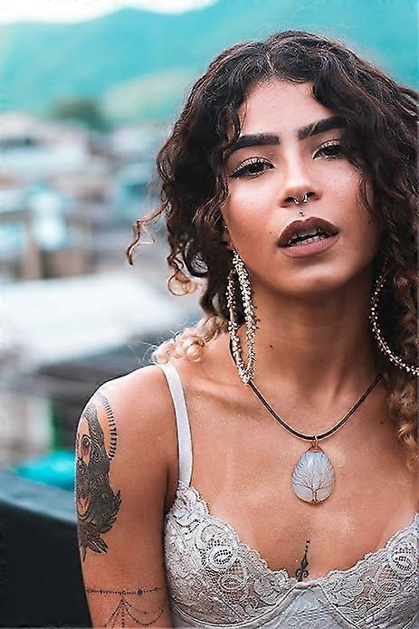 7 Chakra Gemstone Healing Crystals Necklace Copper Wire Wrapped Natural Gemstone Necklace Unisex Hippie Leather Necklace Choker - Image 3
