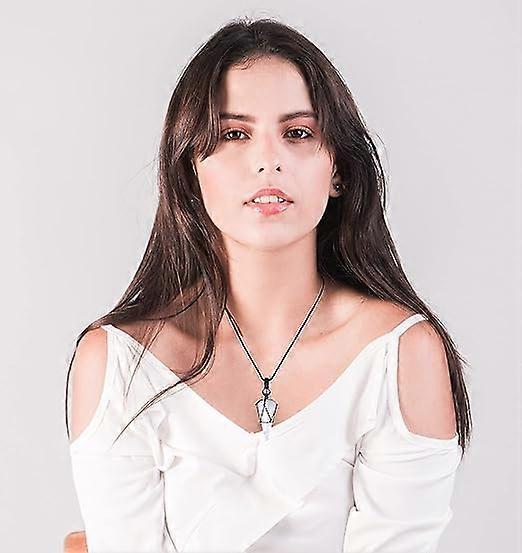 Crystal Necklace for Men Women Healing Crystal Stone Bar Pendant Necklace Adjustable Rope Necklace Natural Gemstone Necklace Jewelry - Image 5