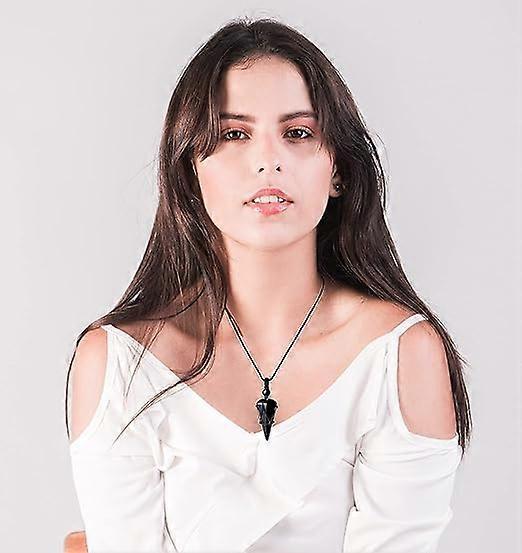 Crystal Necklace for Men Women Healing Crystal Stone Bar Pendant Necklace Adjustable Rope Necklace Natural Gemstone Necklace Jewelry - Image 3