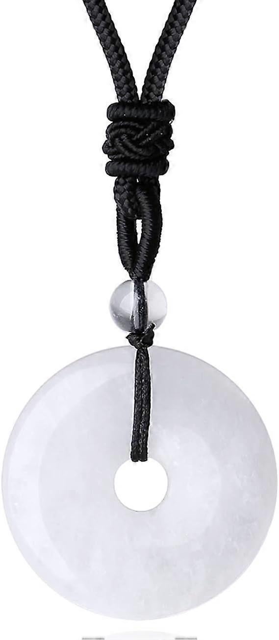 Crystal Necklace for Men Women Healing Crystal Stone Bar Pendant Necklace Adjustable Rope Necklace Natural Gemstone Necklace Jewelry - Image 1