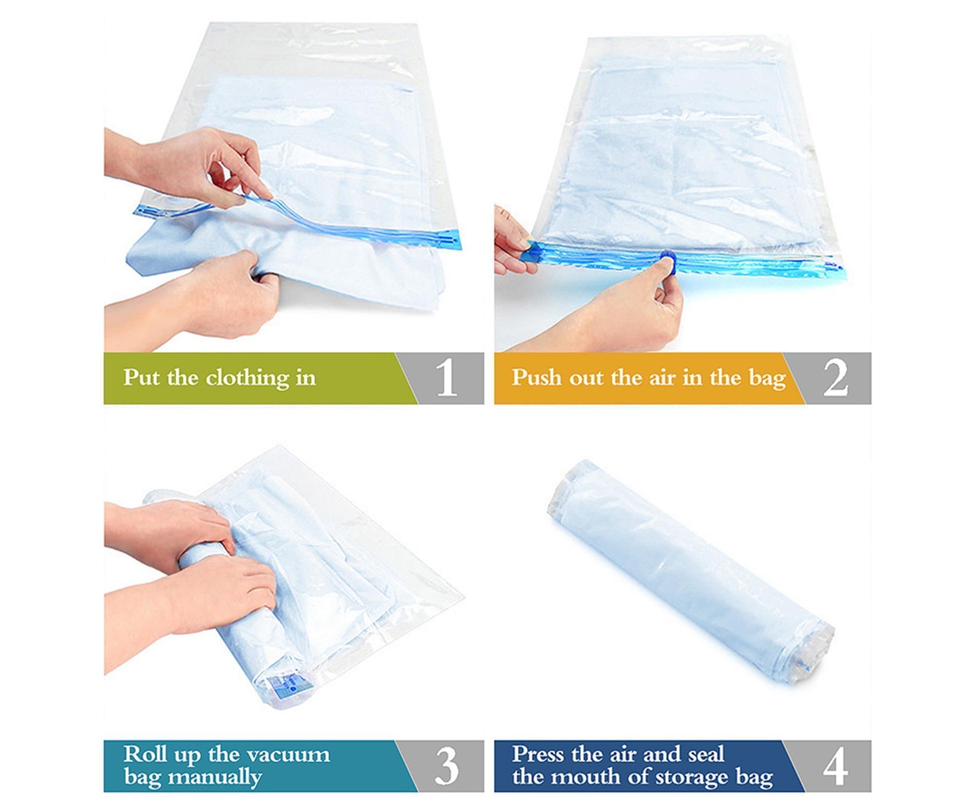 10Travel Compression Bags, Travel Essentials Vacuum Packing Space Saver Bags for Cruise Travel Accessories (10-Travel) - Image 5