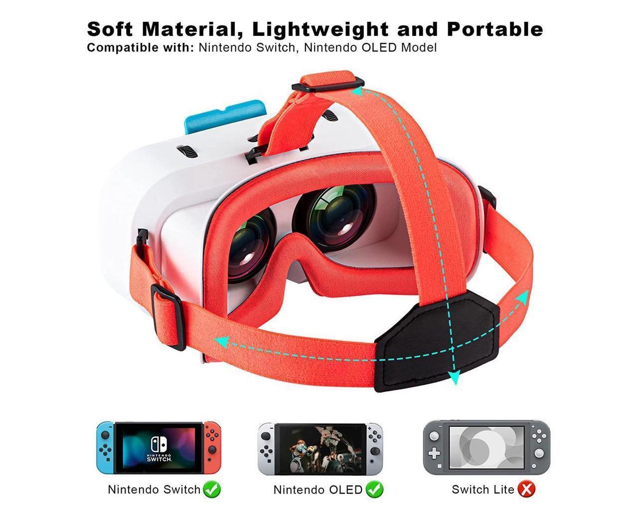 VR Headset for Nintendo Switch / Switch OLED /Nintendo Switch 3D VR (Virtual Reality) Glasses, Switch VR Labo Goggles Headset for Nintendo Switch - Image 5