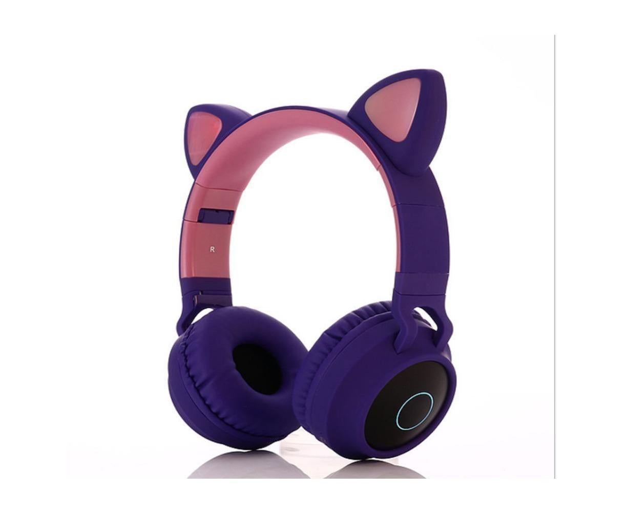 babies Bluetooth Cat Ear Headphones Foldable Stereo Wireless Headphones - Image 1