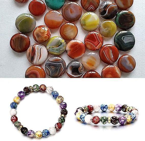 Healing Crystals Bracelet Handmade Natural Gemstones Beads Bracelet Elastic Natural Stone Yoga Beads Bracelet Bangle Gifts - Image 4