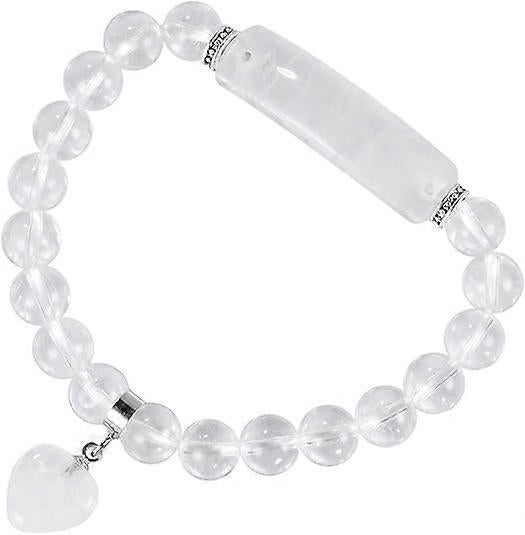 Healing Stone Bracelet 8mm Beads Chakra Crystal Energy Heart Charm Bracelet Handmade Jewelry for Women - Image 4