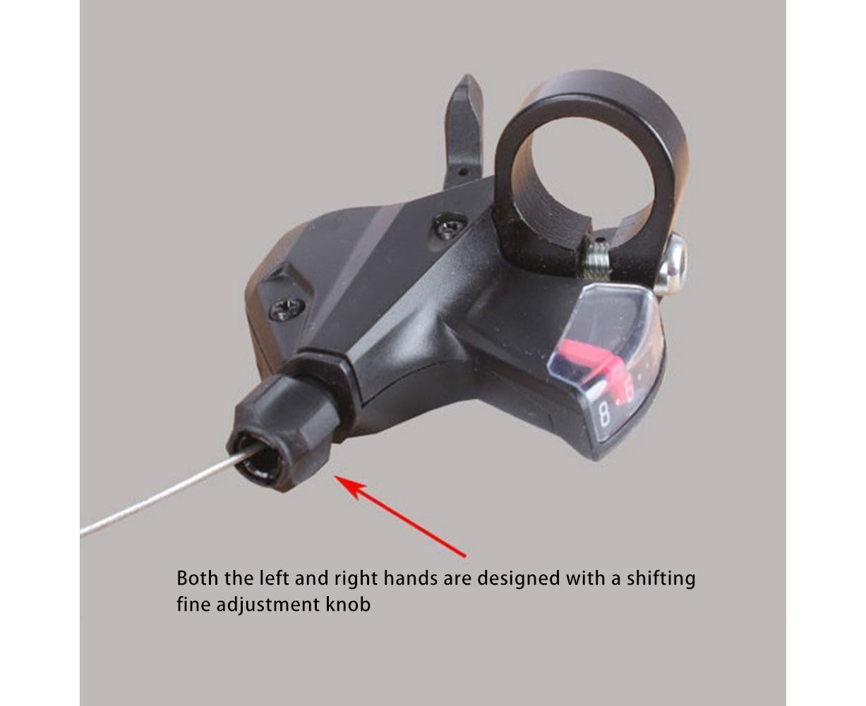 1 Pair 3x8 Speed MTB Bike Bicycle Left Right Shifter for Shimano Acera SL-M310 - Image 8