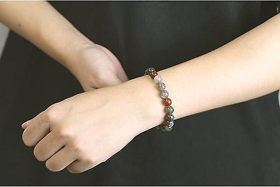 Men Women 8mm Natural Stone Bead Stretch Bracelet Healing Crystal Gemstone Beaded Bracelets - Image 4
