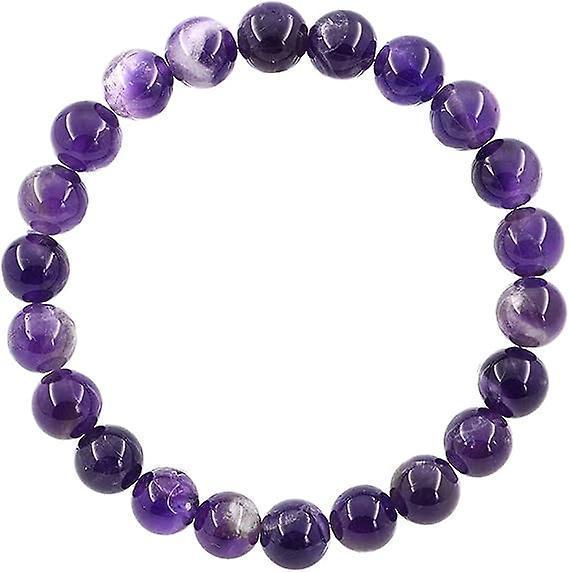 Men Women 8mm Natural Stone Bead Stretch Bracelet Healing Crystal Gemstone Beaded Bracelets - Image 1