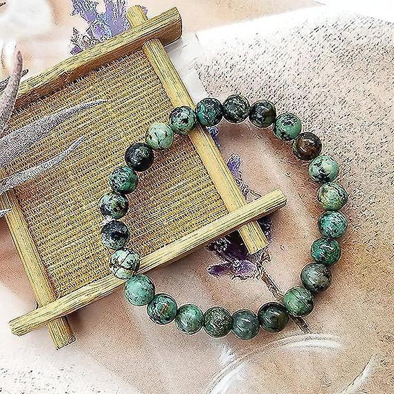Men Women 8mm Natural Stone Bead Stretch Bracelet Healing Crystal Gemstone Beaded Bracelets - Image 3