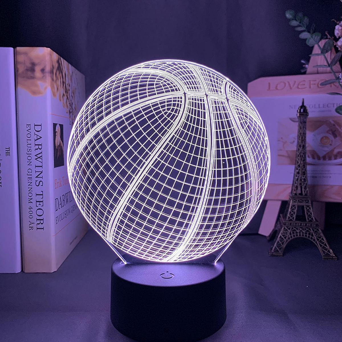 Basketball Night Light,3D Illusion Led Lamp 16 Colors Dimma - Image 4