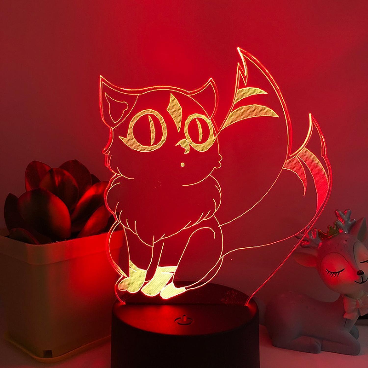 3D LED Night Light Kirara Handmade 3D Illusion - Image 1