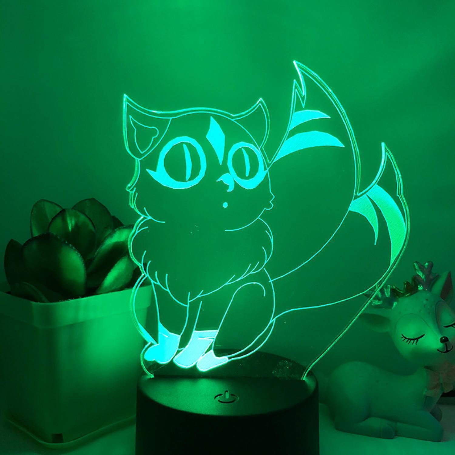 3D LED Night Light Kirara Handmade 3D Illusion - Image 2
