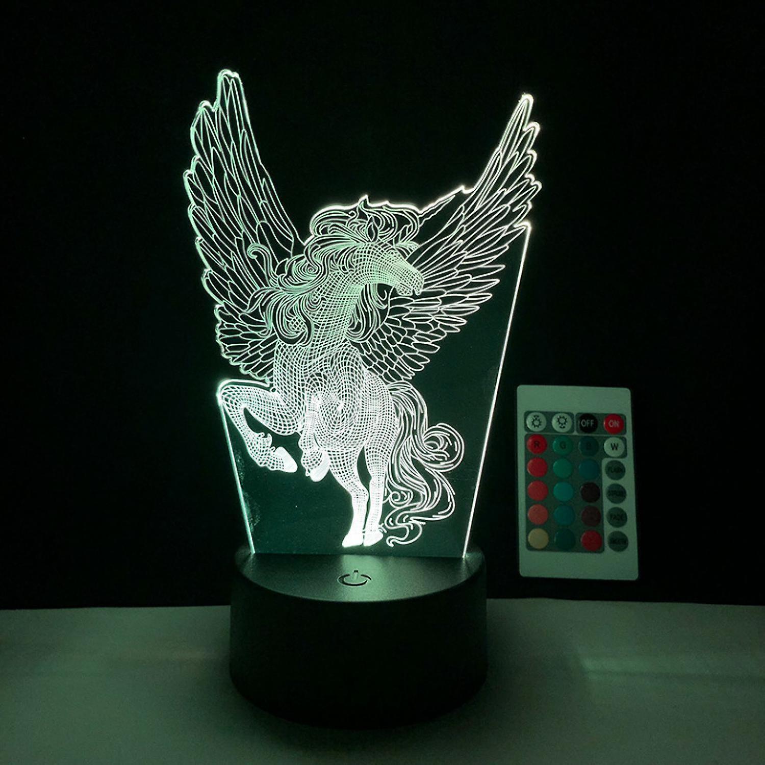LED Night Light  Unicorn Series  3D Illusion Lamp - Image 3