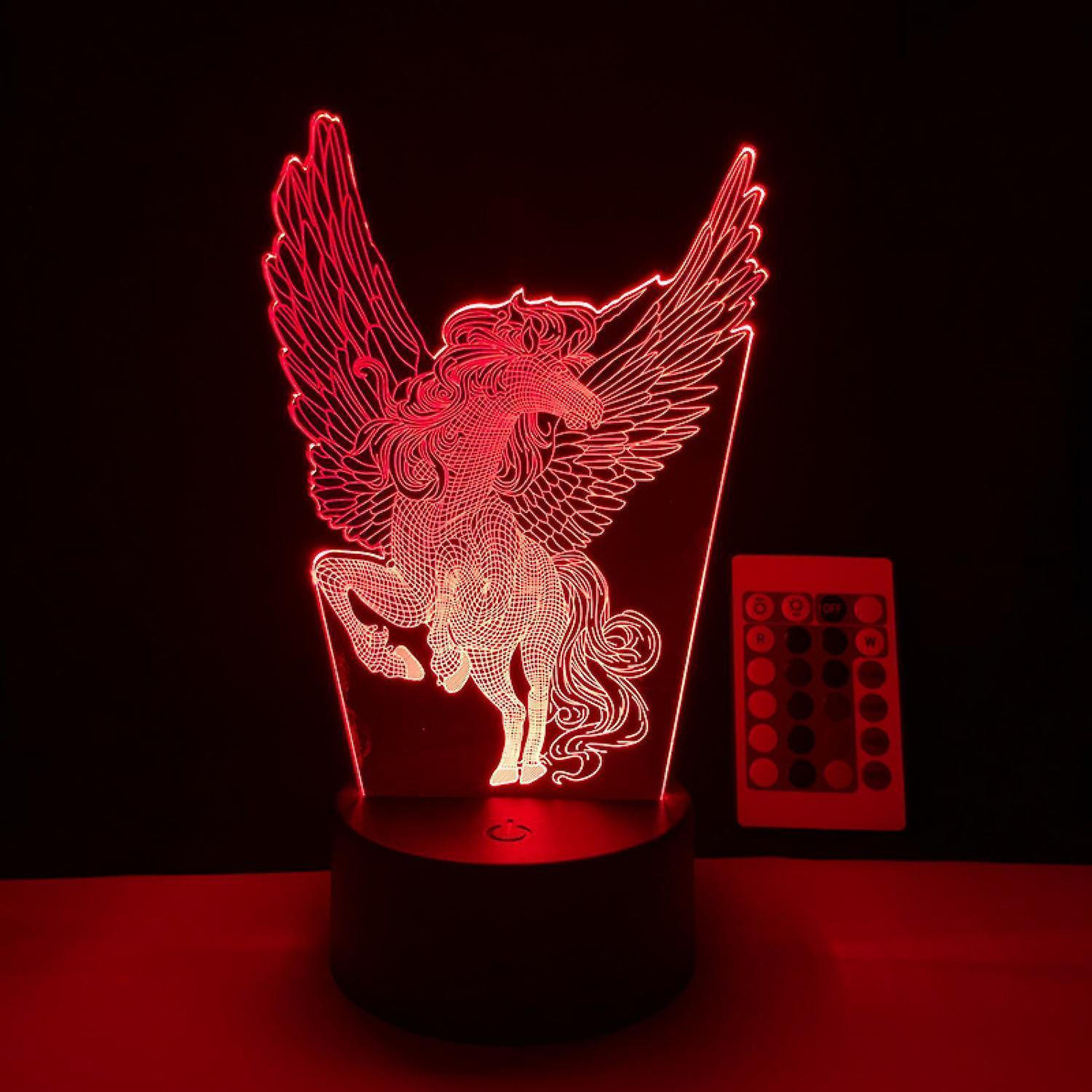LED Night Light  Unicorn Series  3D Illusion Lamp - Image 4