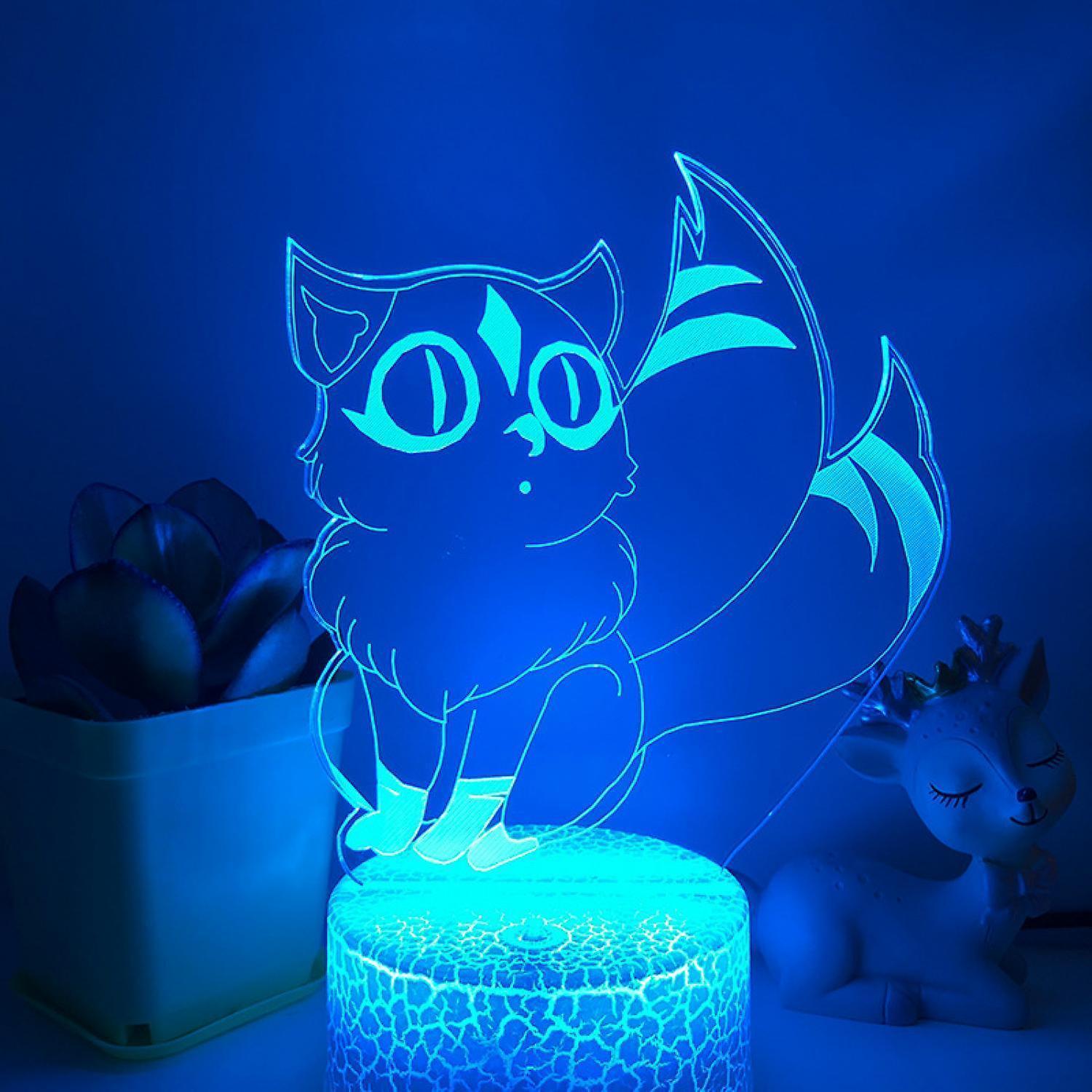 3D LED Night Light Kirara Handmade 3D Illusion - Image 2