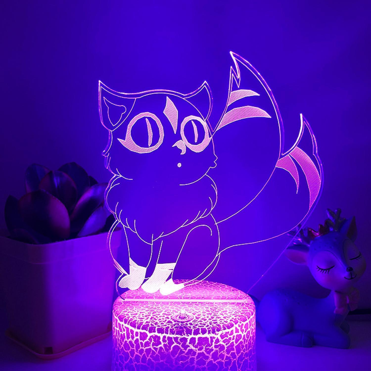 3D LED Night Light Kirara Handmade 3D Illusion - Image 3