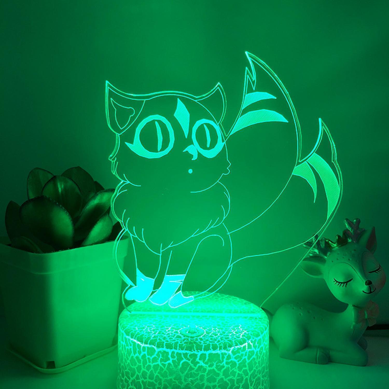 3D LED Night Light Kirara Handmade 3D Illusion - Image 4
