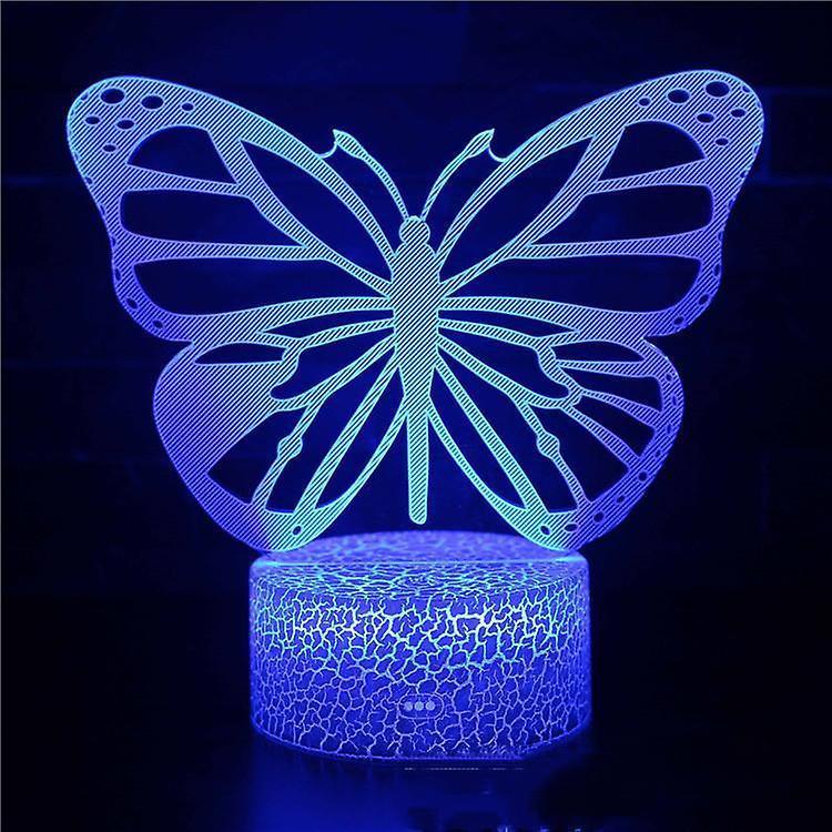 Butterfly Night Light, Birthday Gift For Girls 3D Illusion - Image 2