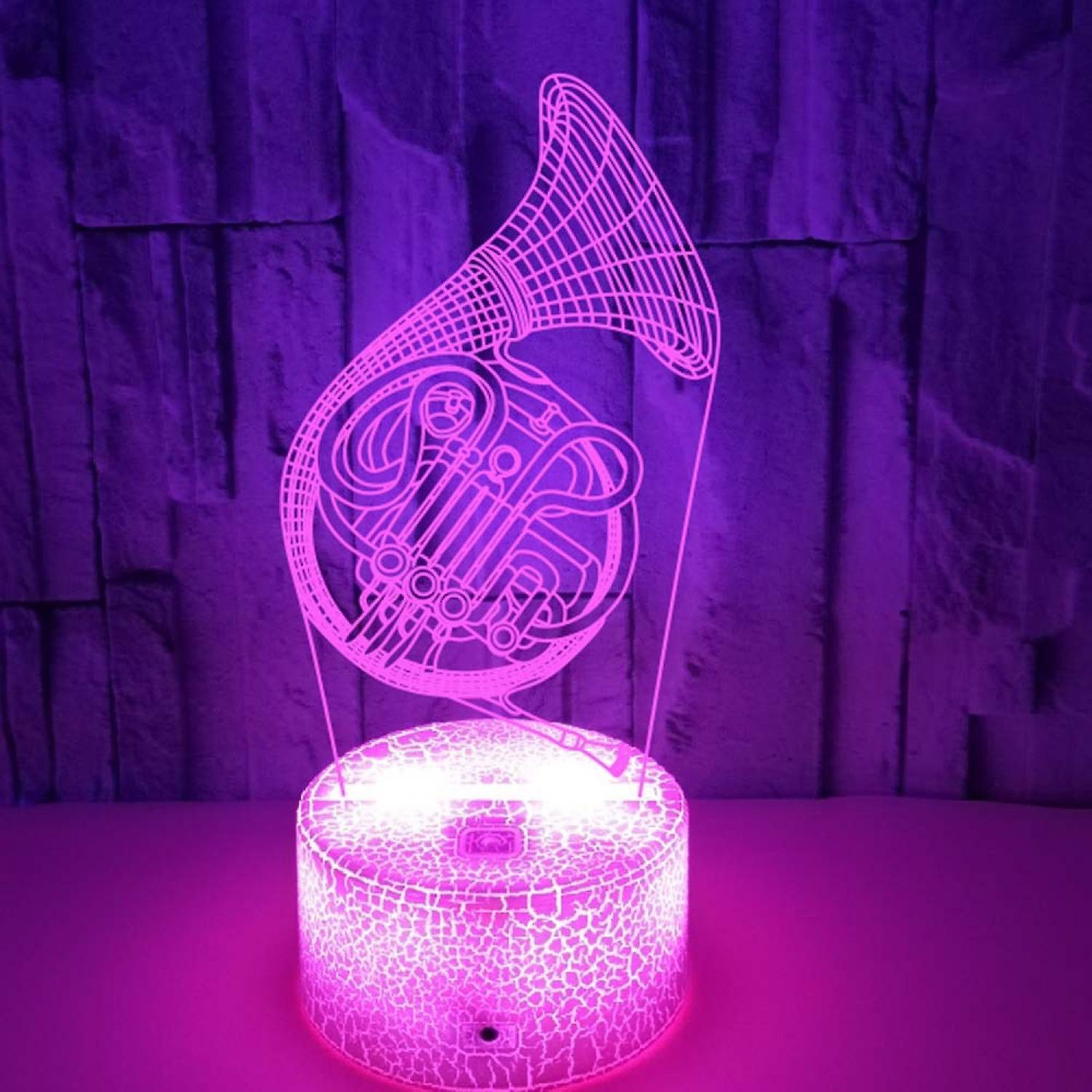 3D Lamp Illusion Night Light Dimmable 16 Color Cha - Image 2