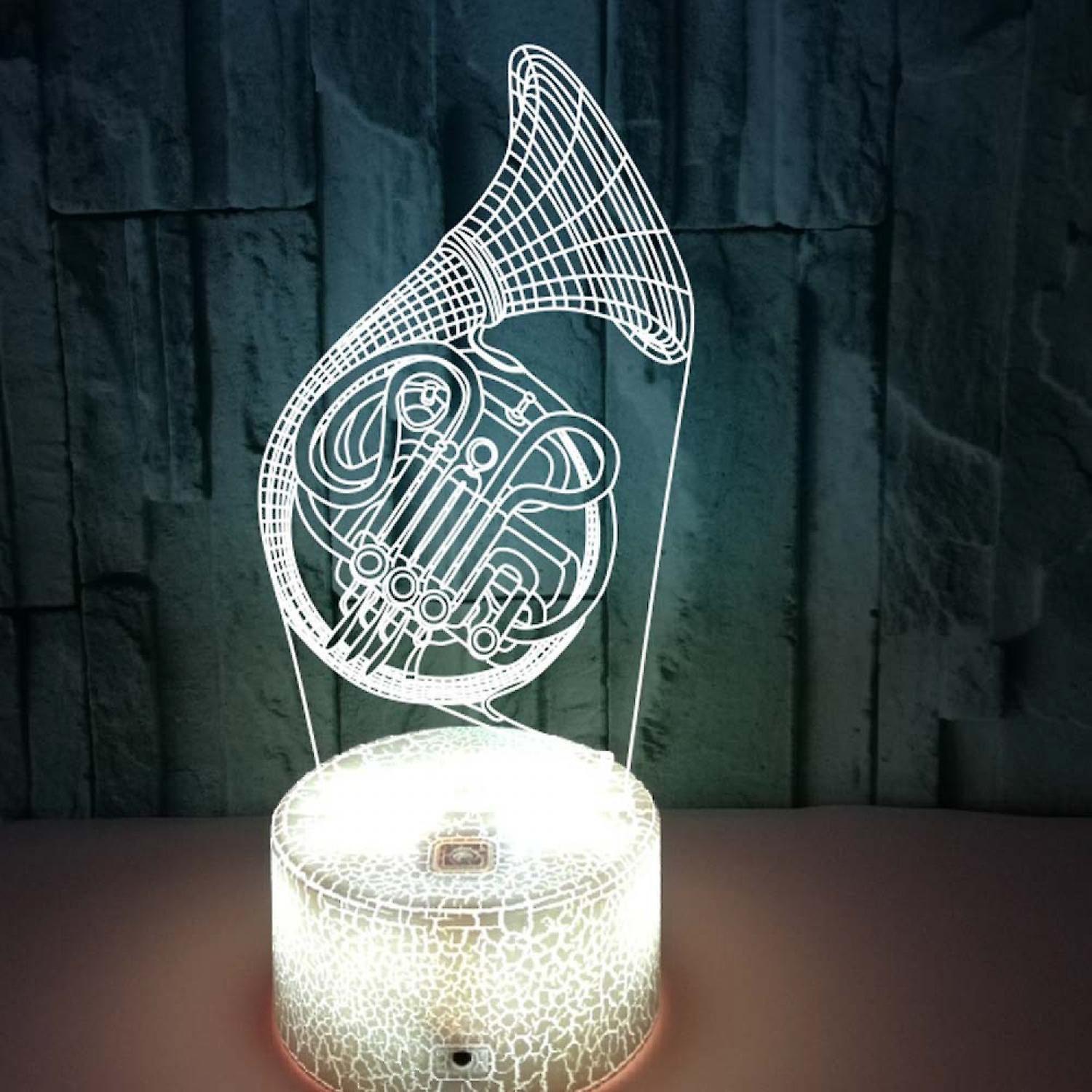 3D Lamp Illusion Night Light Dimmable 16 Color Cha - Image 3