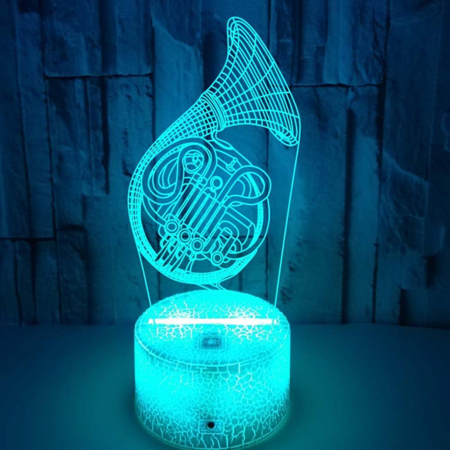 3D Lamp Illusion Night Light Dimmable 16 Color Cha - Image 4