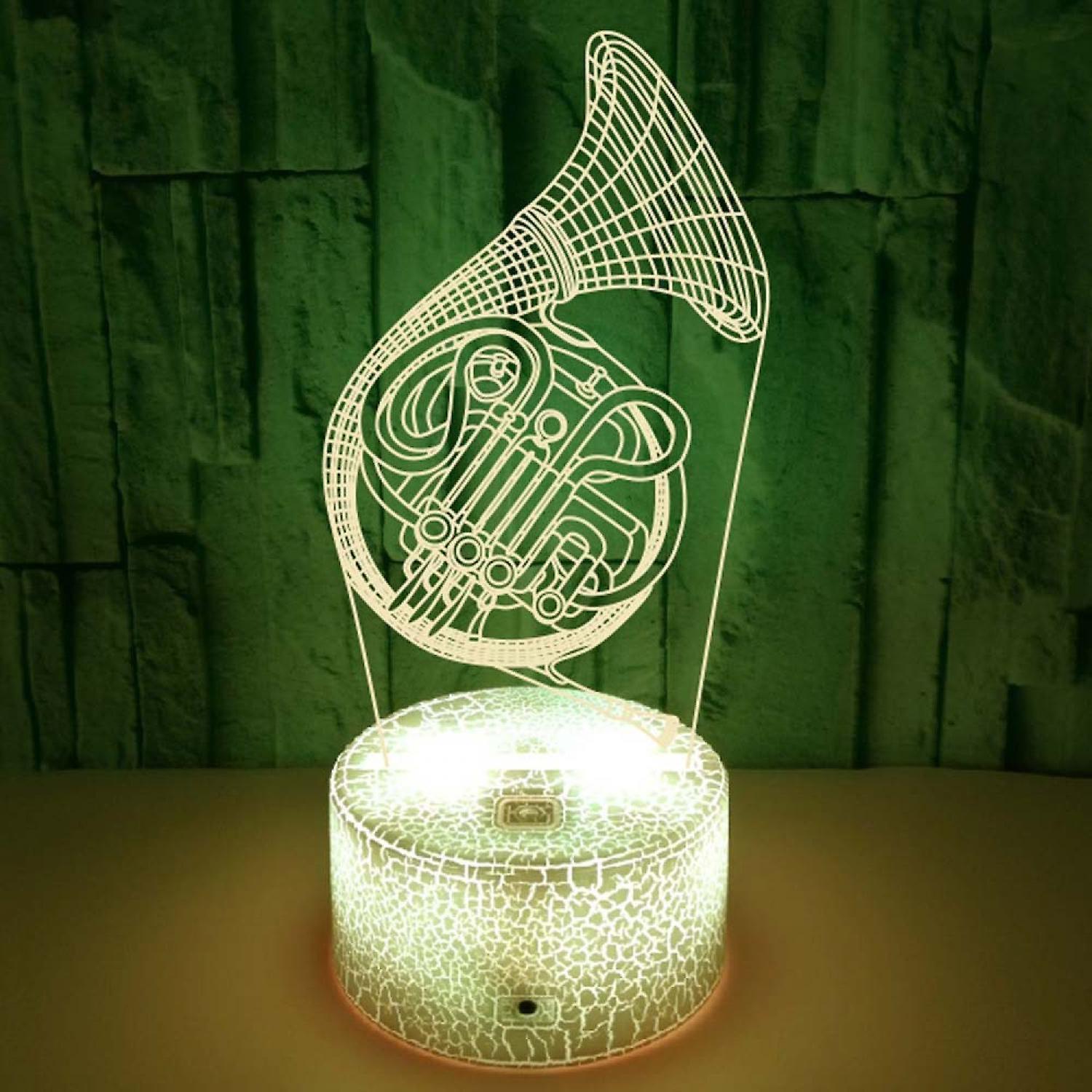 3D Lamp Illusion Night Light Dimmable 16 Color Cha - Image 5
