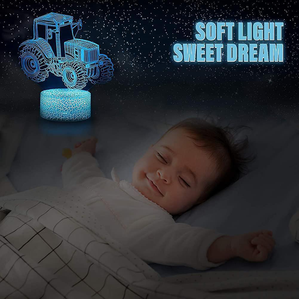 3D Led Night Light Optical Illusion Lamp With 16 Colors Change And Smart Touch - Image 3