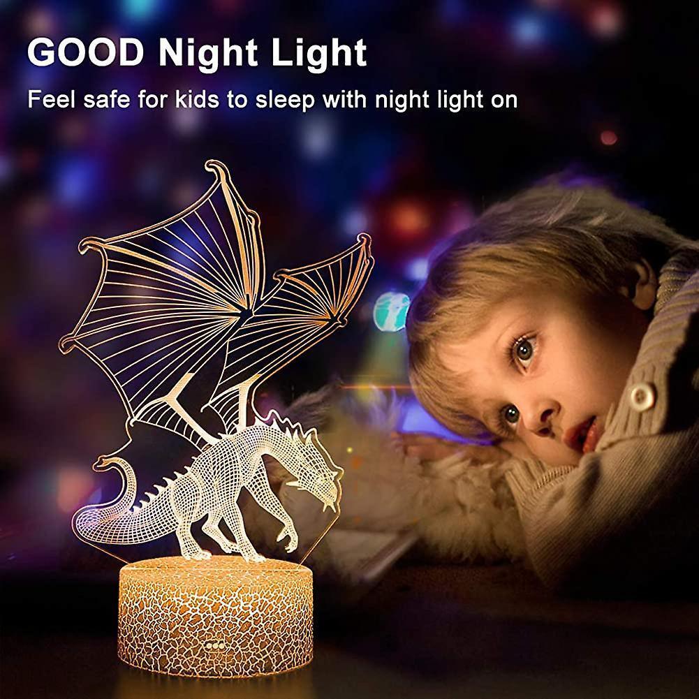 Dragon Lamp. Flying Dragon Night Light. Remote Control & 16 Colors Illusion - Image 4