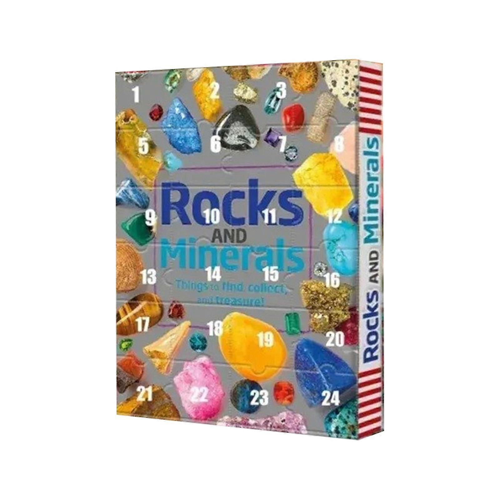 Healing Crystal Advent Calendar Babies With Rock Collections Pebbles Polished Gravel Christmas - Image 1