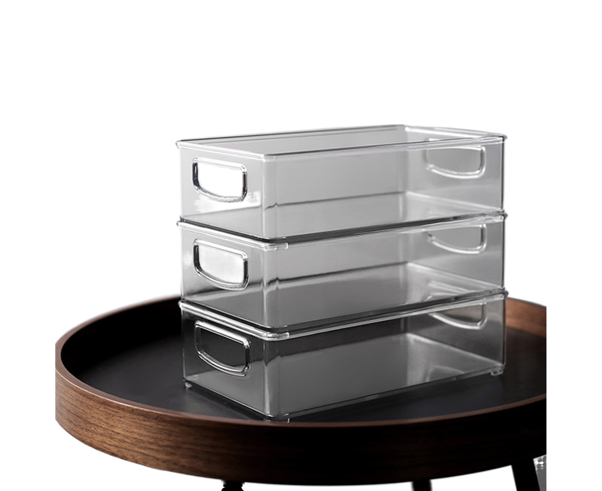 Refrigerator Organizer Bins Clear - Image 1