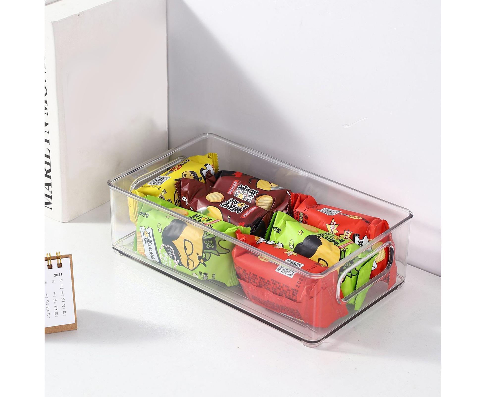 Refrigerator Organizer Bins Clear - Image 4