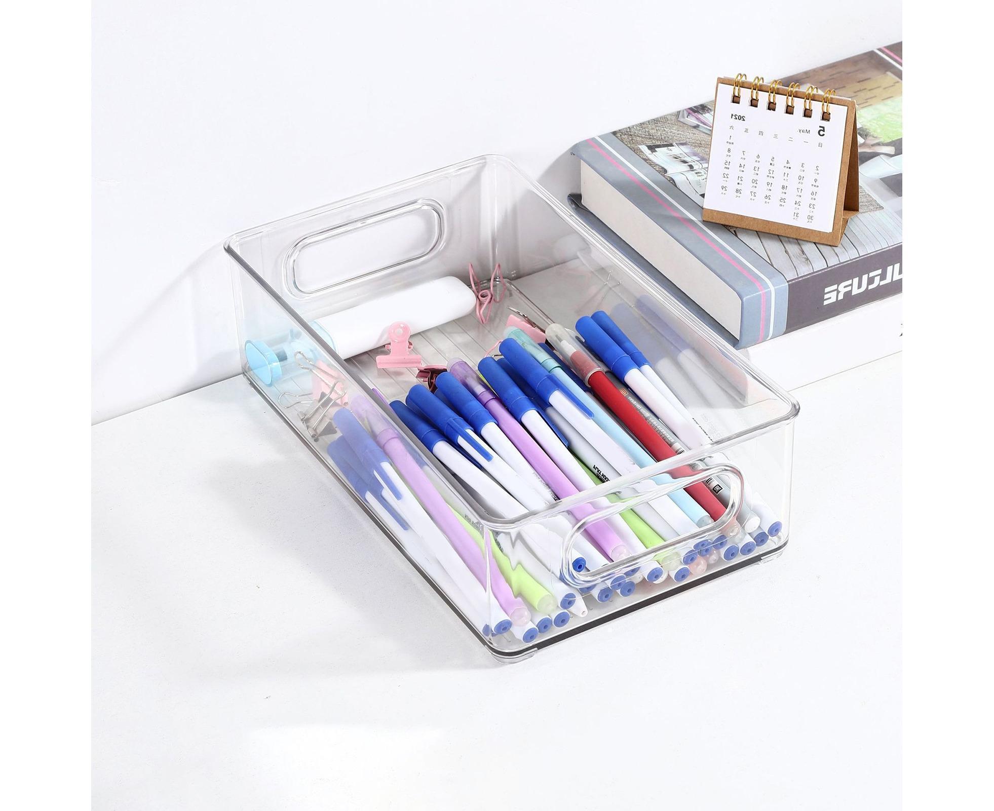Refrigerator Organizer Bins Clear - Image 5