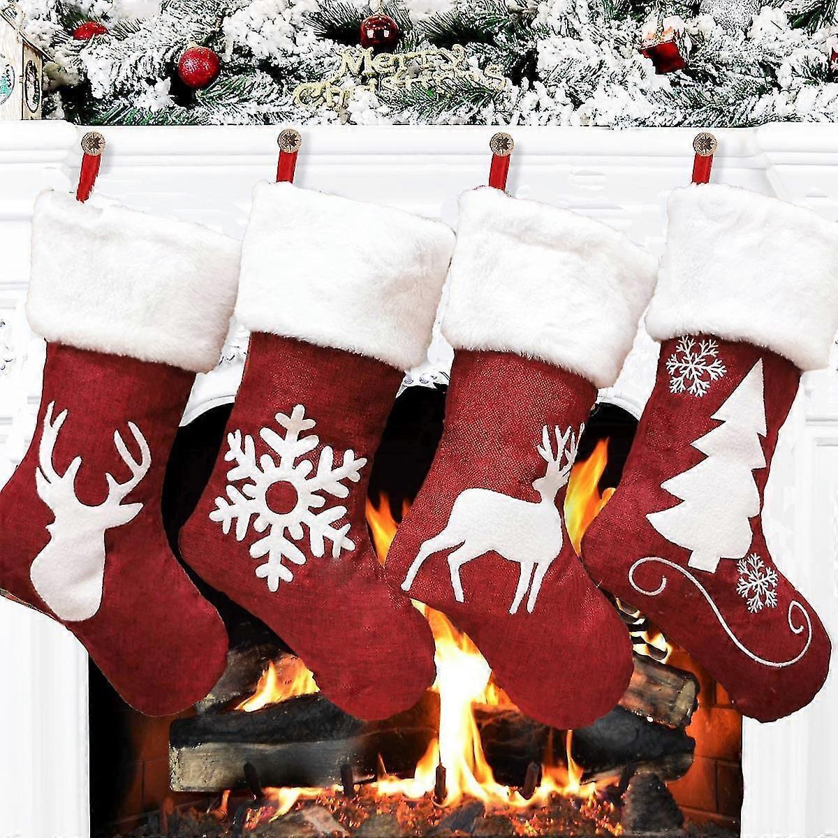 Large Christmas Stocking Christmas Decoration - Image 2