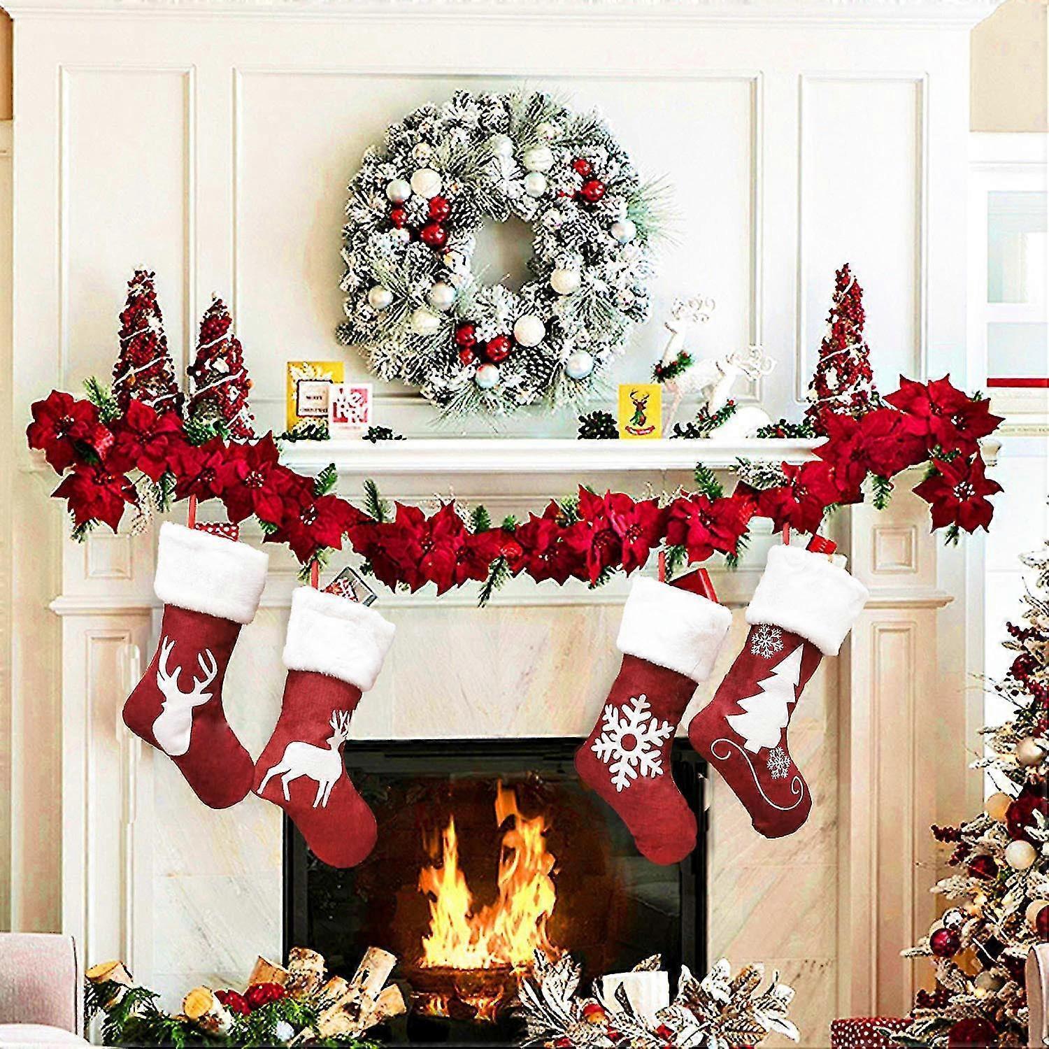 Large Christmas Stocking Christmas Decoration - Image 5
