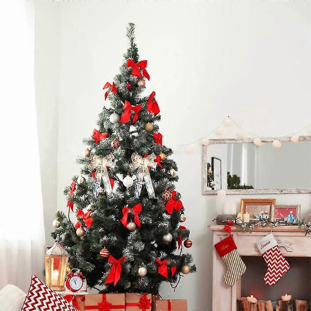 Christmas Transparent Glowing Bow Christmas Tree Decor Xmas Ornament - Image 5