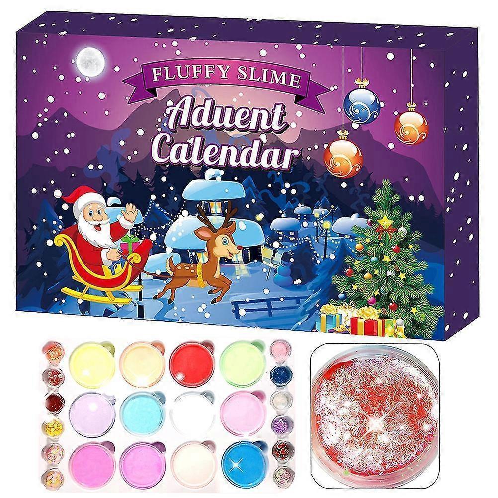 24pcs/set Crystal Clay Advent Calendar 2020 Countdown to Christmas for Babies Teens - Image 1