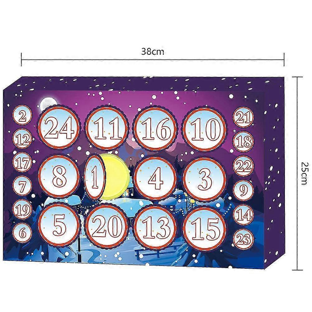 24pcs/set Crystal Clay Advent Calendar 2020 Countdown to Christmas for Babies Teens - Image 4