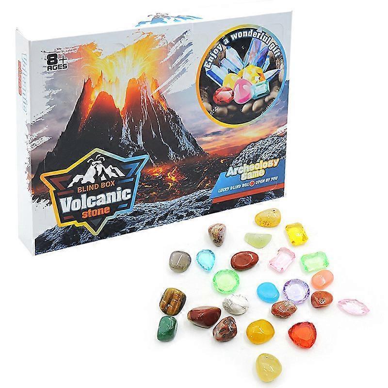 Advent Calendar- Rocks, Minerals & Fossils Advent Calendar for Babies & Geology Enthusiasts, a Complete Rock Collection Christmas Countdown Calendar - Image 1