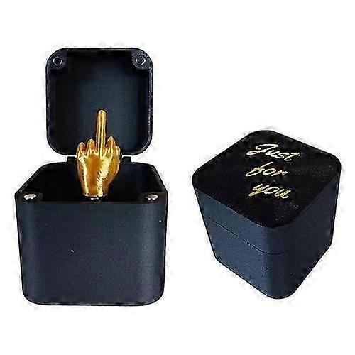 Middle Finger Surprise Gift Box, Funny Pop Up Surprise Gift Box, Christmas Halloween Novelty Fun Prank Gift for Office Desk Decor Home Dcor - JA - Image 2