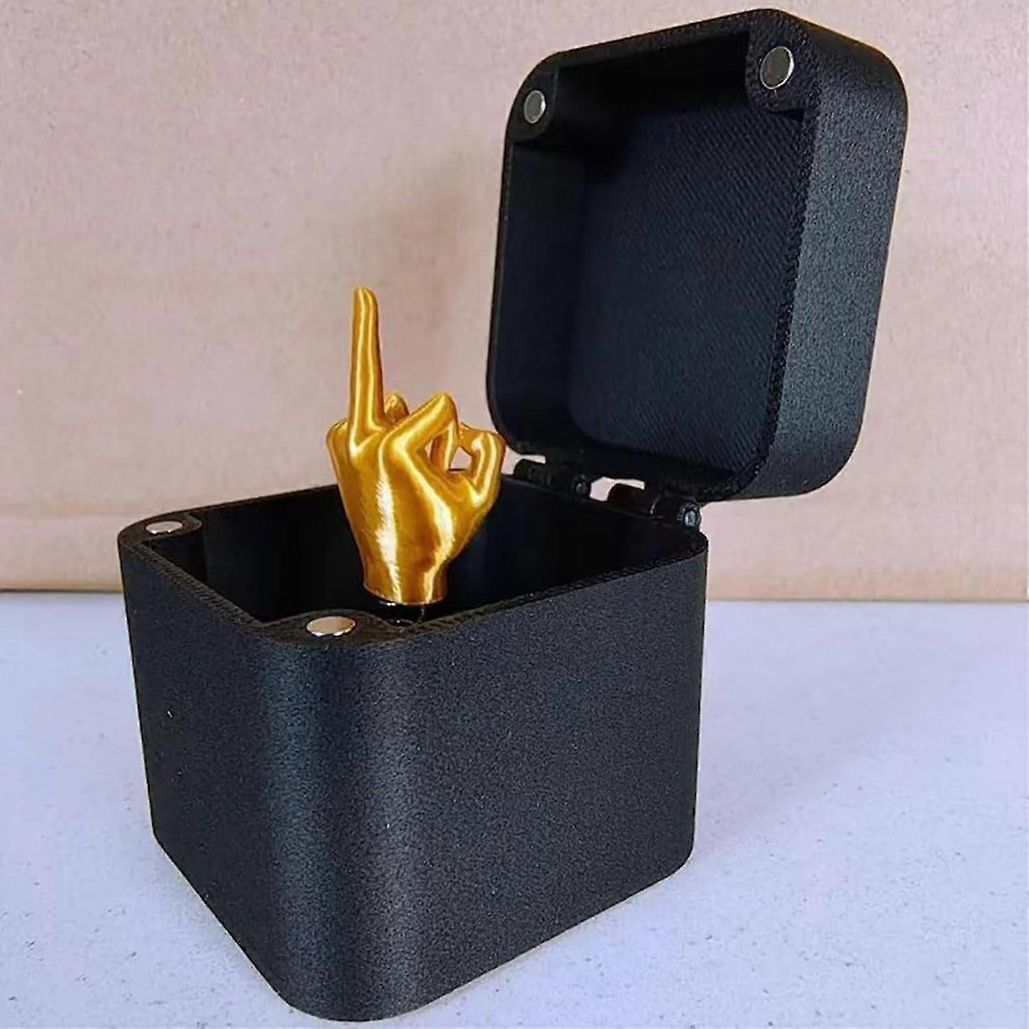 Middle Finger Surprise Gift Box, Funny Pop Up Surprise Gift Box, Christmas Halloween Novelty Fun Prank Gift for Office Desk Decor Home Dcor - JA - Image 3