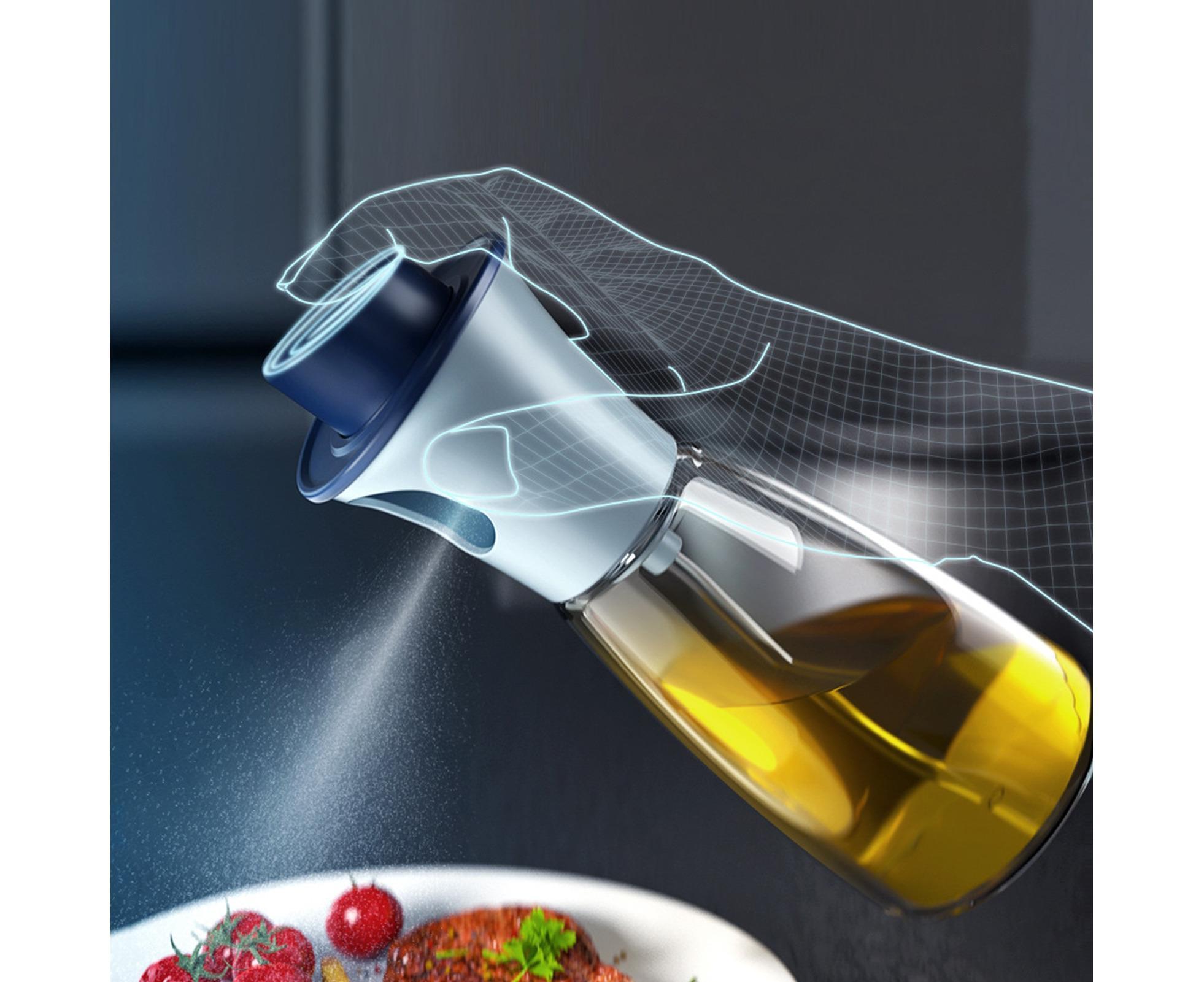 180ml Oil Sprayer Dustproof Nozzle Blue - Image 2