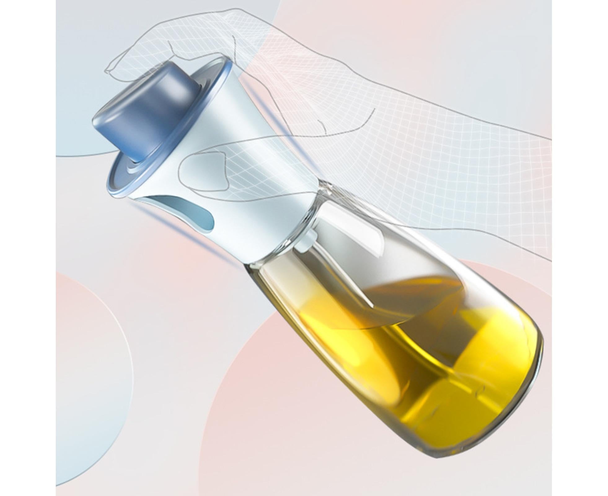180ml Oil Sprayer Dustproof Nozzle Blue - Image 3