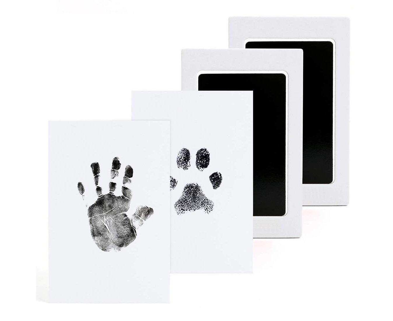 4PCS Babies Handprint and Footprint,Babies Imprint Kit for babies 0-6 Months - Image 1