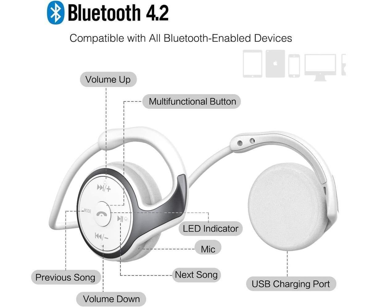 Bluetooth wireless headphones sport-Bluetooth 4.2 headphones - Image 4