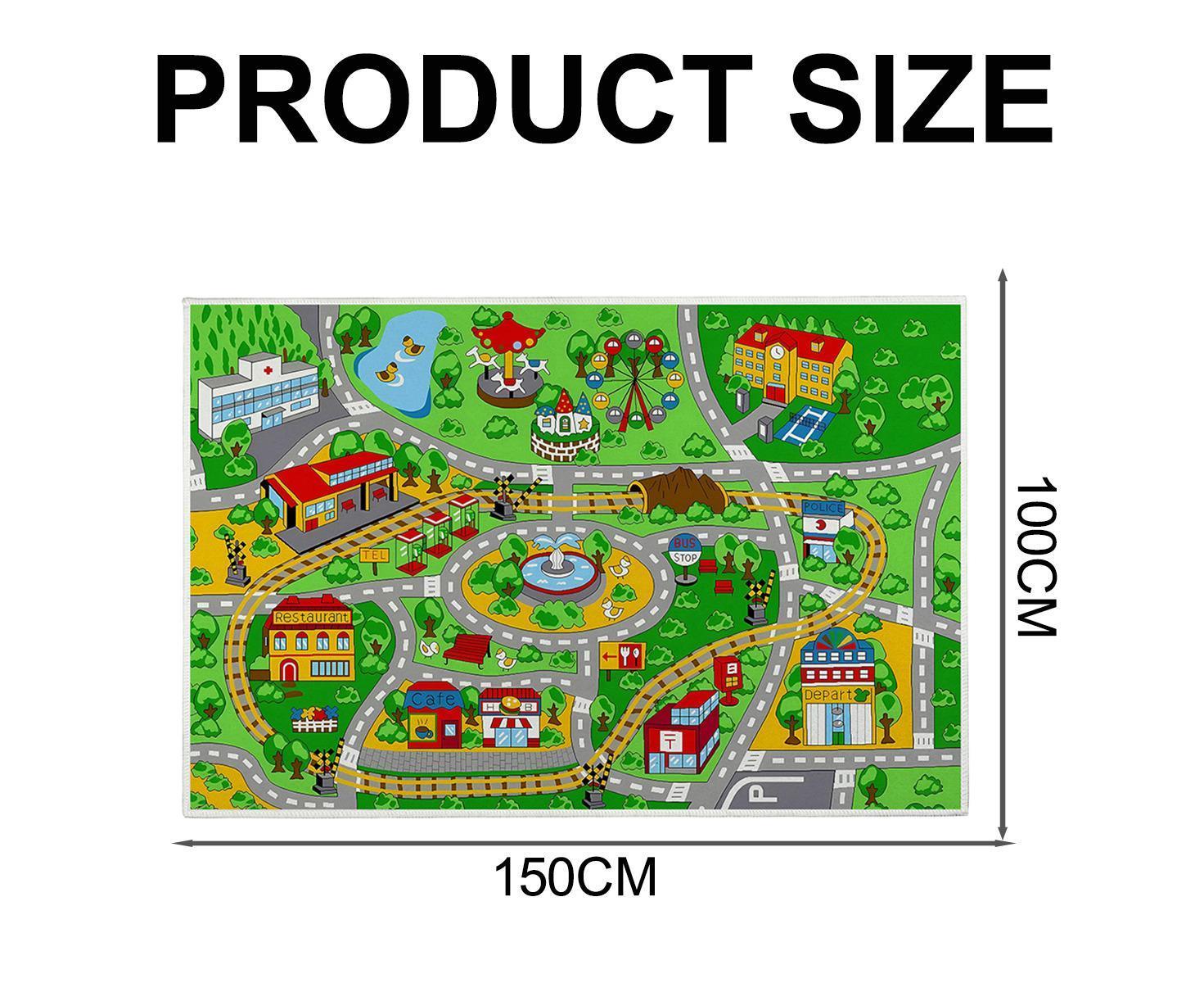 Babies Carpet Play Mat Suitable For Playing With Cars And Toys - Play, Learn And Have Fun securely - Image 2