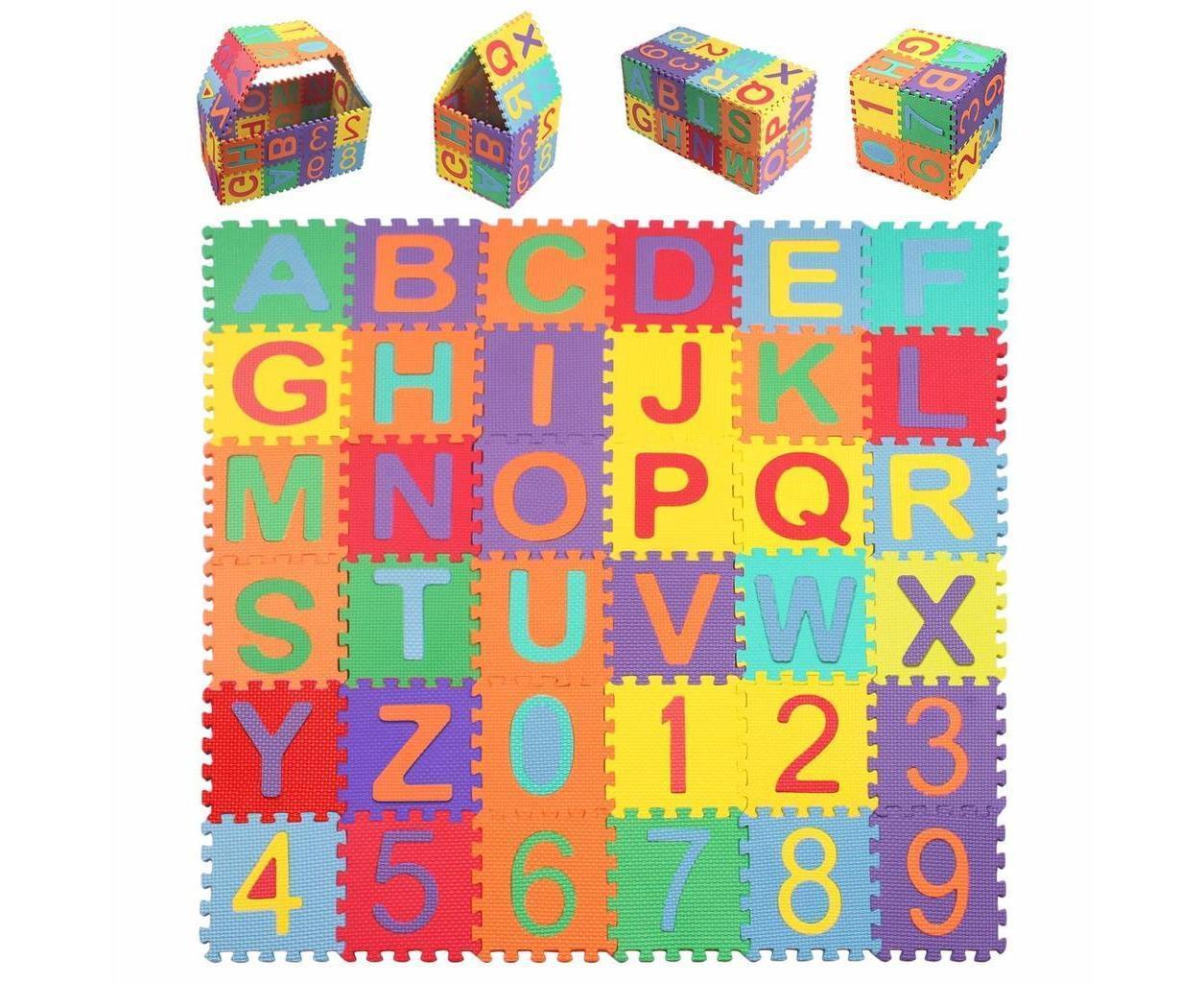 Babies City Town Rug,Car Play Carpet,City Road Playmat on Babies Educational,Babies Bedroom Playroom,Jumbo Play Room Rug, City Pretend Play 12*12cm - Image 2