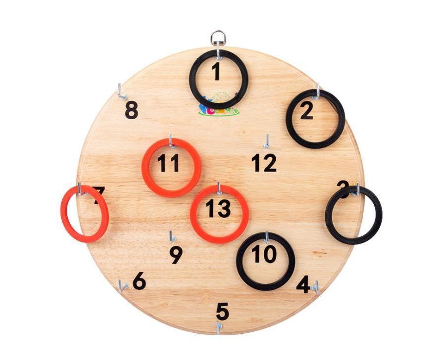 Ring Toss Game,Indoor Outdoor for Babies Adults Family,Fun Tailgate or Hangs on Wall,Exciting Gift Idea, secure & Durable Design - Image 1