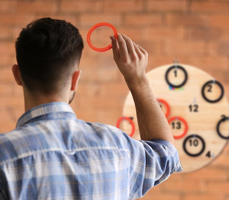 Ring Toss Game,Indoor Outdoor for Babies Adults Family,Fun Tailgate or Hangs on Wall,Exciting Gift Idea, secure & Durable Design - Image 4
