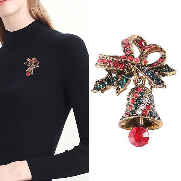 Ladies Jewelry Christmas Jewelry Christmas Gift Christmas Ornament Christmas Brooch Pin Christmas Breastpin - Image 2