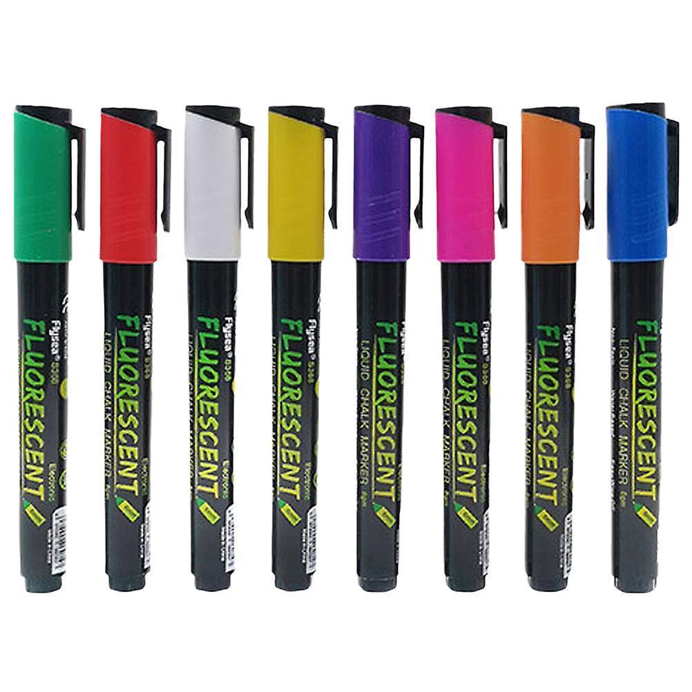 8Pcs Liquid Chalk Markers Dry Erase Marker Pens Erasable Blackboard Writing Pens Chalkboard Pens - Image 1